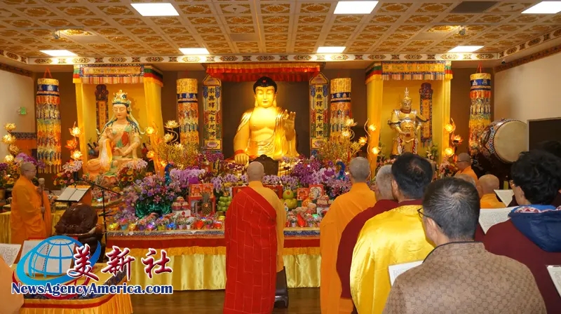 《美新社》2026年2月19日：丙午祥马贺新春 世界佛教总部为全球祈福-图片1